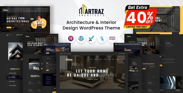 Artraz – Architecture and Interior Design WordPress Theme – 49999488