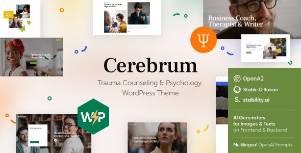 Cerebrum – Trauma Counseling & Psychology WordPress Theme – 43941862