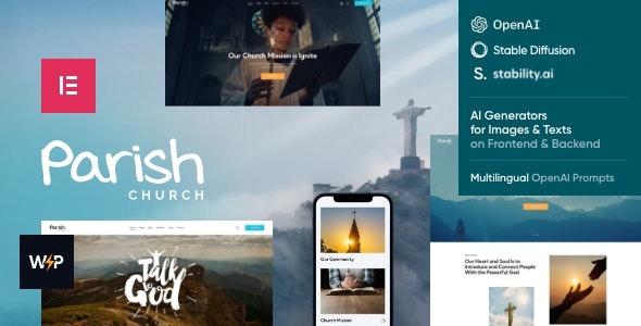 Parish – Church, Religion & Charity WordPress Theme – 50474989