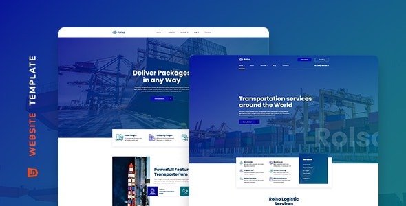 Rolso – Logistic Company Website Template – 36329069