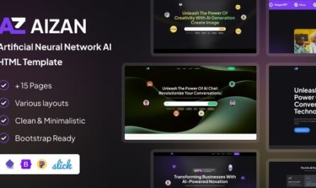 Artificial Neural Network AI HTML Template