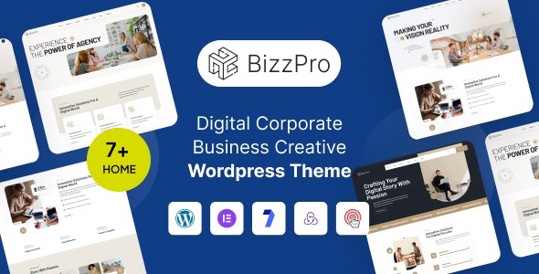 Bizzpro – Digital Corporate Business Creative WordPress Theme Multipurpose – 50787515