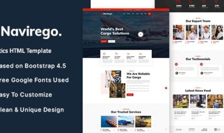 Logistics HTML Template