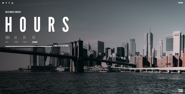 Hours || Responsive Coming Soon Page – 6191047