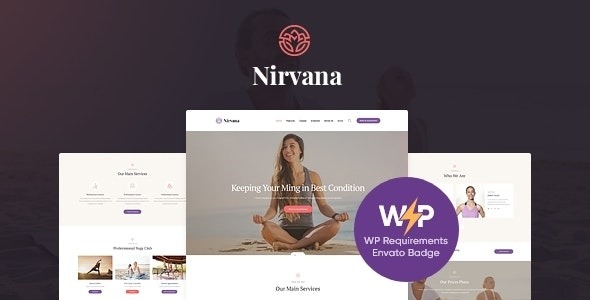 Nirvana | Yoga Studio and Fitness Club WordPress Theme – 19781543