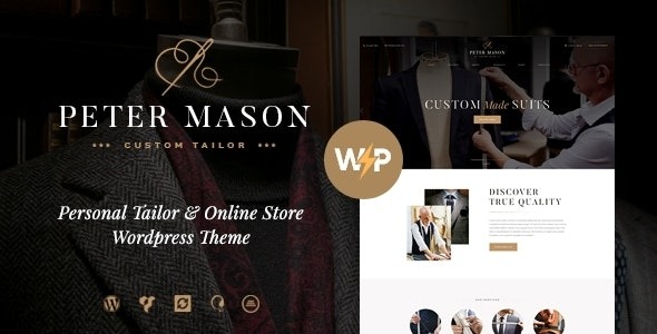 Peter Mason | Custom Tailoring and Clothing Store WordPress Theme – 19324964
