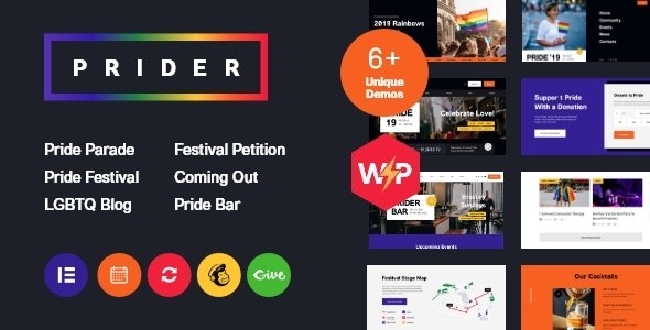 Prider | LGBT & Gay Rights Festival WordPress Theme + Bar – 24530119