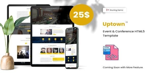 Uptown-Event & Conference HTMLTemplate – 19610271