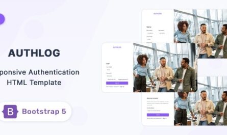 Bootstrap 5 Authentication Page HTML Template