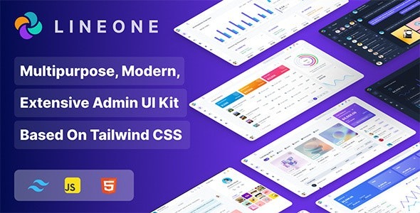 Lineone – Tailwind CSS Admin Template HTML, HTML + Laravel – 38247812