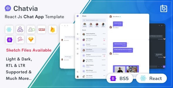 Chatvia – React Chat App Template – 28297576