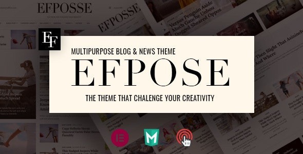 Efpose – Multipurpose Blog and Newspaper Theme – 40830530
