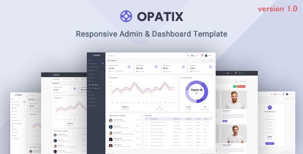 Opatix – Admin & Dashboard Template – 26800469
