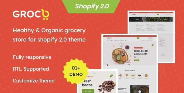 Groco – The Grocery & Supermarket Responsive Shopfiy Theme – 45827352