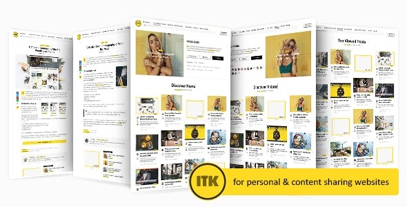 Itaka – Content Sharing WordPress Theme – 37471126
