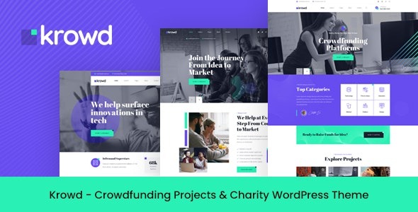 Krowd – Crowdfunding & Charity WordPress Theme – 26963792