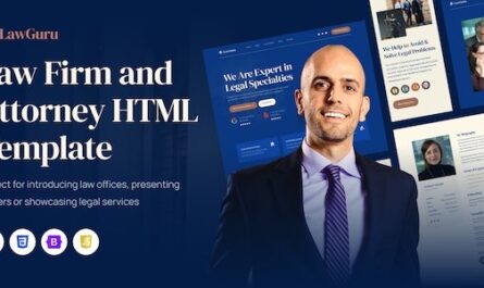 Law Firm and Attorney Html Template