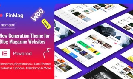 Modern Magazine WordPress Theme