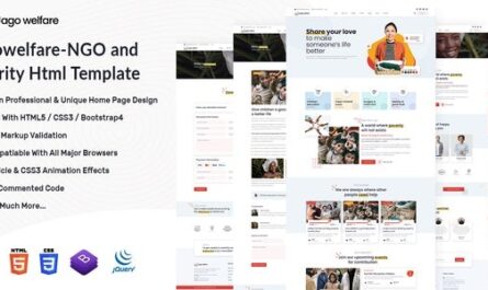 NGO and Charity Html Template