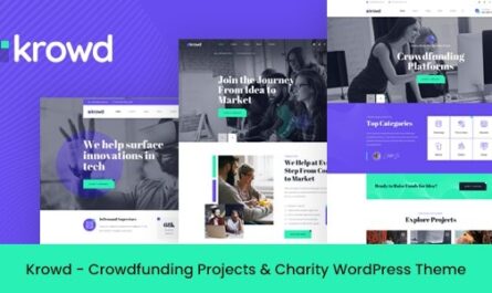 Crowdfunding & Charity WordPress Theme