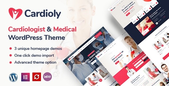 Cardioly v2.7- Cardiologist and Medical WordPress theme – 29132831