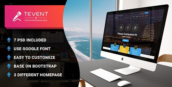 T Event – Event Conference & Meetup PSD Template – 19342295