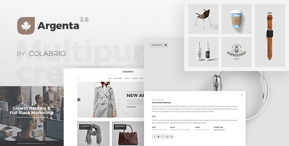 Argenta – Creative Multipurpose WordPress Theme – 19081383