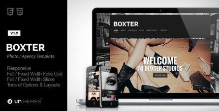 Boxter - Creative Responsive HTML5 Template