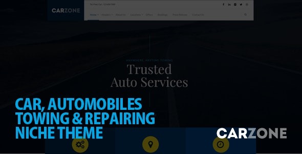 Car Zone – Towing & Repair WordPress Theme – 11907661