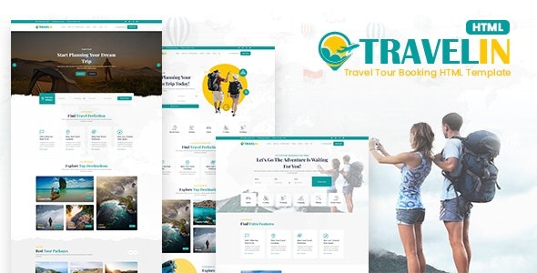 Travelin – Travel Tour Booking HTML Templates – 38492254