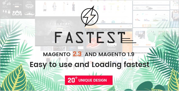 Fastest – Multipurpose Responsive Magento 2 and 1 Fashion Theme – 16178989