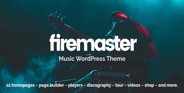 Firemaster – A Creative Music WordPress Theme – 23859394
