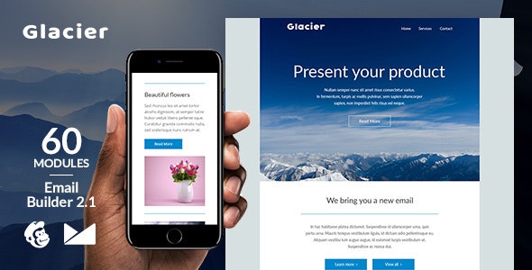 Glaice Email Template + Online Emailbuilder 2.1 – 23173220