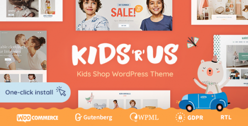 Kids R Us – Toy Store and Children Clothes Shop Theme – 23243618