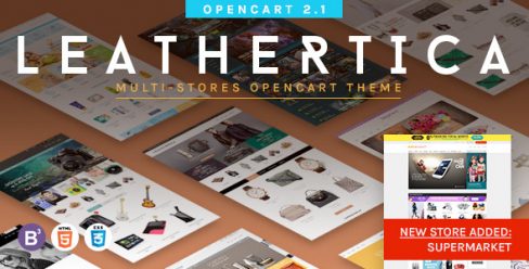 Leather – Premium OpenCart Themes Package – 13132222