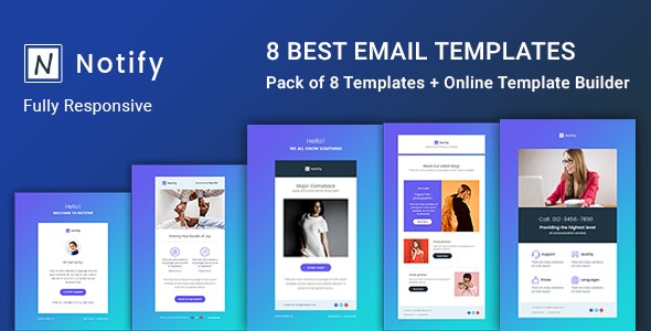 Notify – Notification Email – Templates – Builder – 22794812