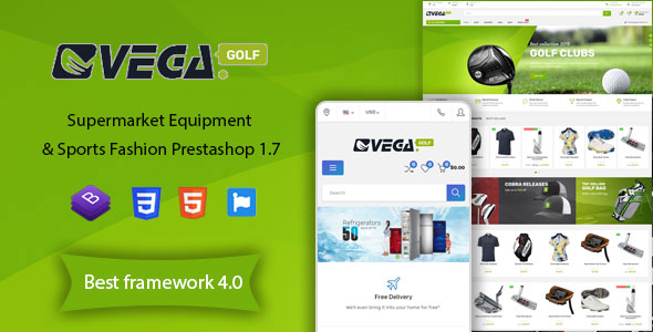 Vega Store – Supermarket Equipment & Sports Fashion PrestaShop Theme – 24295183