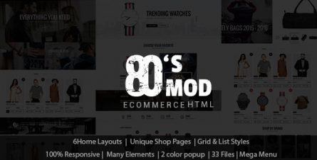 80's Vintage - Retro Styled Ecommerce Template - 17645468