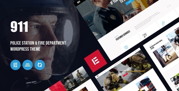 911 – Police Station & Fire Department WordPress Theme – 38184300