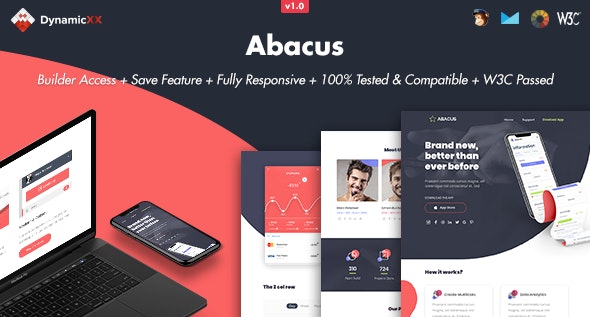 Abacus – Responsive Email + Online Template Builder – 28583476