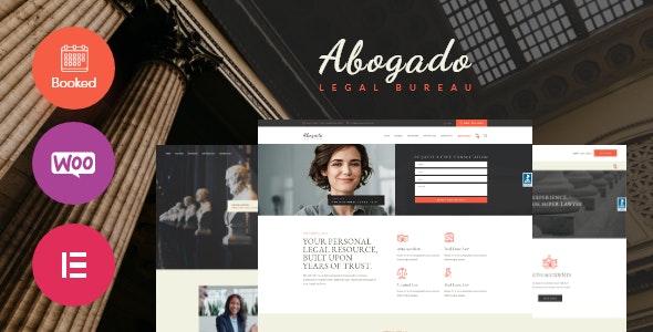 Abogado – Lawyer Firm & Legal Bureau WordPress Theme – 35240240