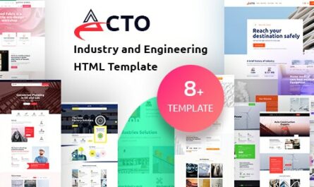 Acto - Industry and Engineering HTML Template - 24978656
