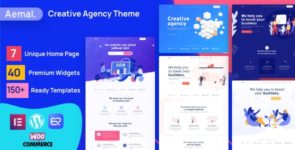 Aemal – Startup Business WordPress Theme – 24743870