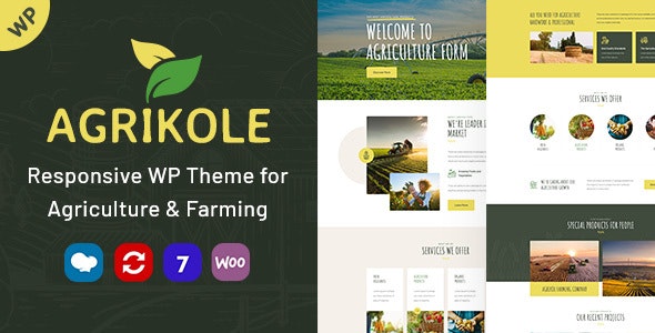 Agrikole | Responsive WordPress Theme for Agriculture & Farming – 25942937