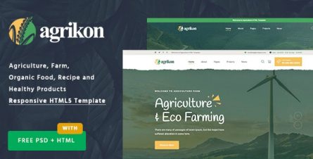 Agrikon - HTML Template For Agriculture Farm & Farmers - 29895652