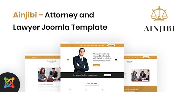 Ainjibi – Attorney and Lawyer Joomla Template – 29662775