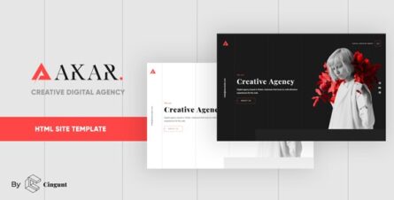 Akar – Creative Digital & Marketing Agency OnePage Template - 23195623