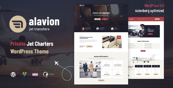 Alavion – Private Jet Charters WordPress Theme – 23389077