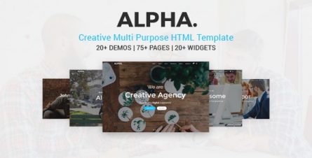 Alpha Dot Multi Purpose HTML5 Template - 19791778