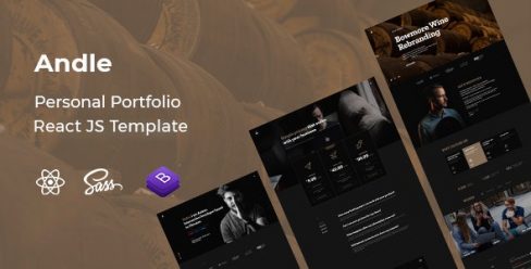 Andle – Personal Portfolio React JS Template – 32294568